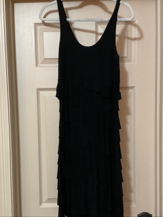 Tango Mango Dresses & Skirts - Sleeveless Black Tiered Mini Dress (Women’s Medium)